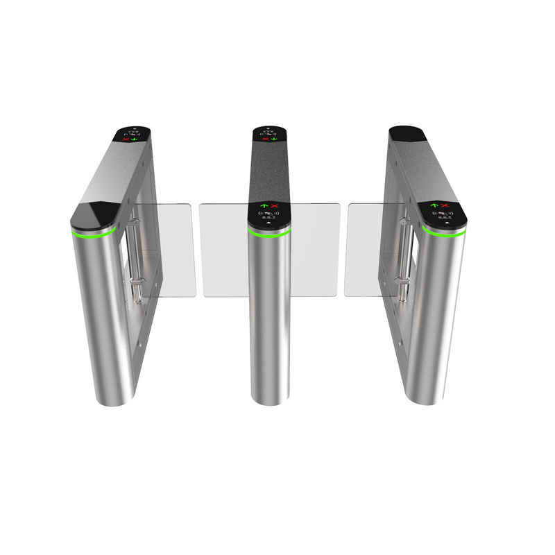 SUS304 Stainless Steel Swing Turnstile Gate Support IC/ID Card
